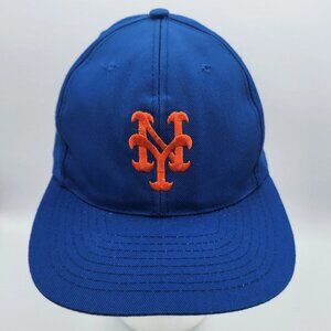 Vintage Annco New York Mets Trucker Hat Cap Snapback Blue MLB Baseball Mens